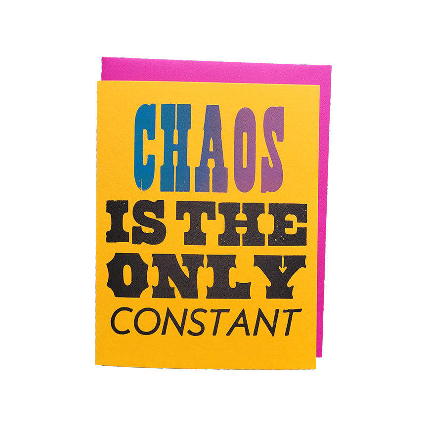 Chaos Greeting Card