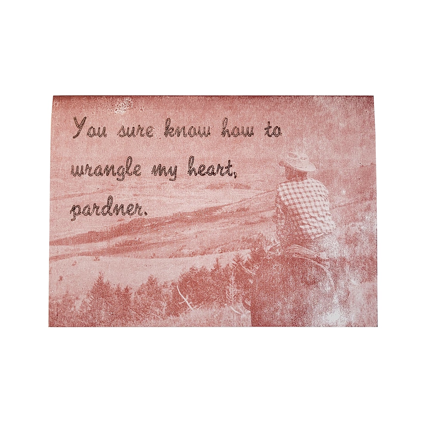 Wrangle My Heart Greeting Card