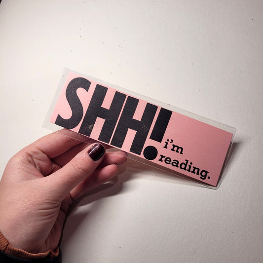 Shh! Bookmark PINK