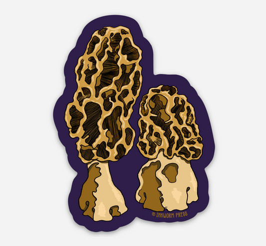 Morel Mushroom Sticker